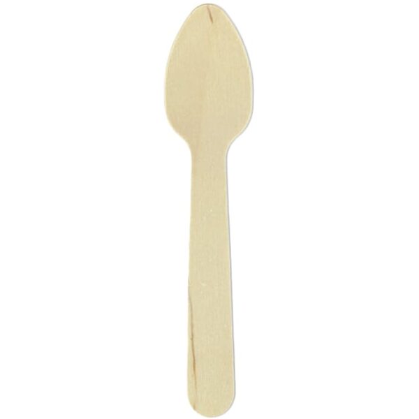 mini cuchara madera biodegradable