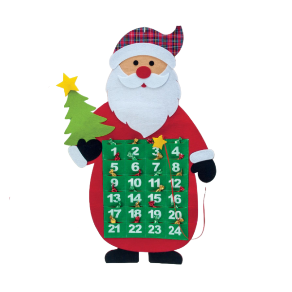 Calendario adviento papá noel